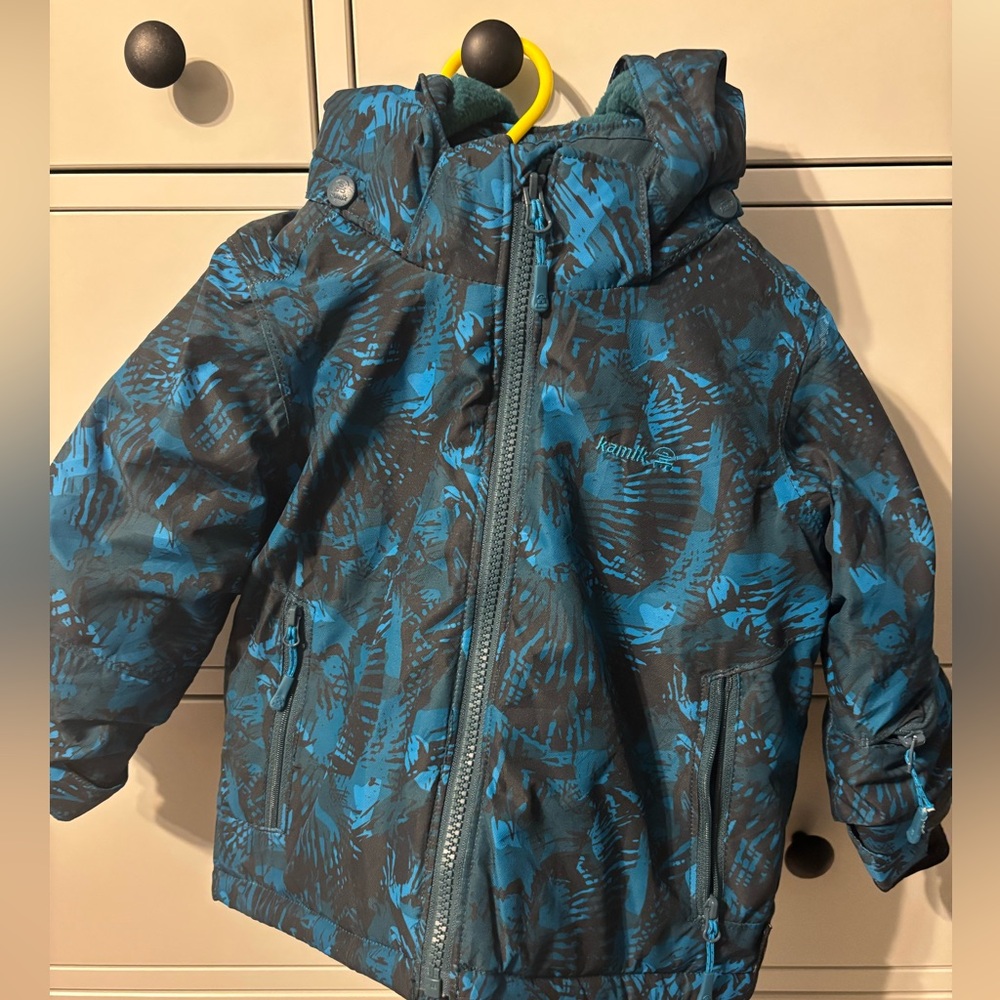Kamik Blue and Black winter ski Jacket